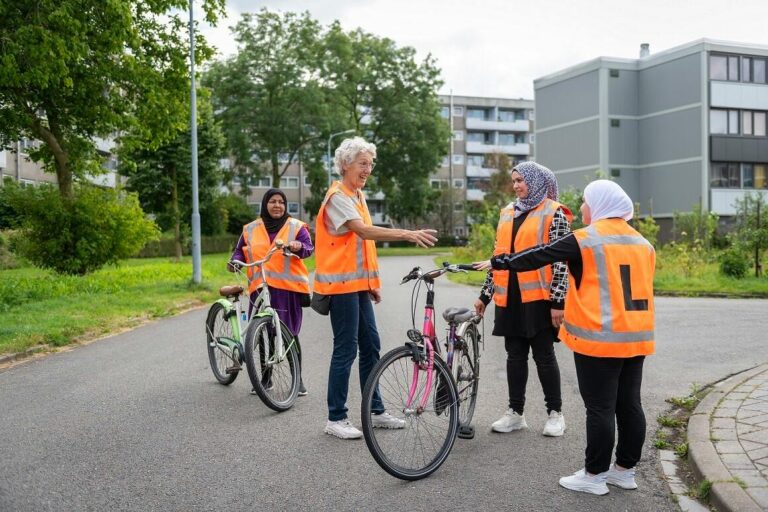 Fietsles in het pennywafelhuis — sport in Middelburg
